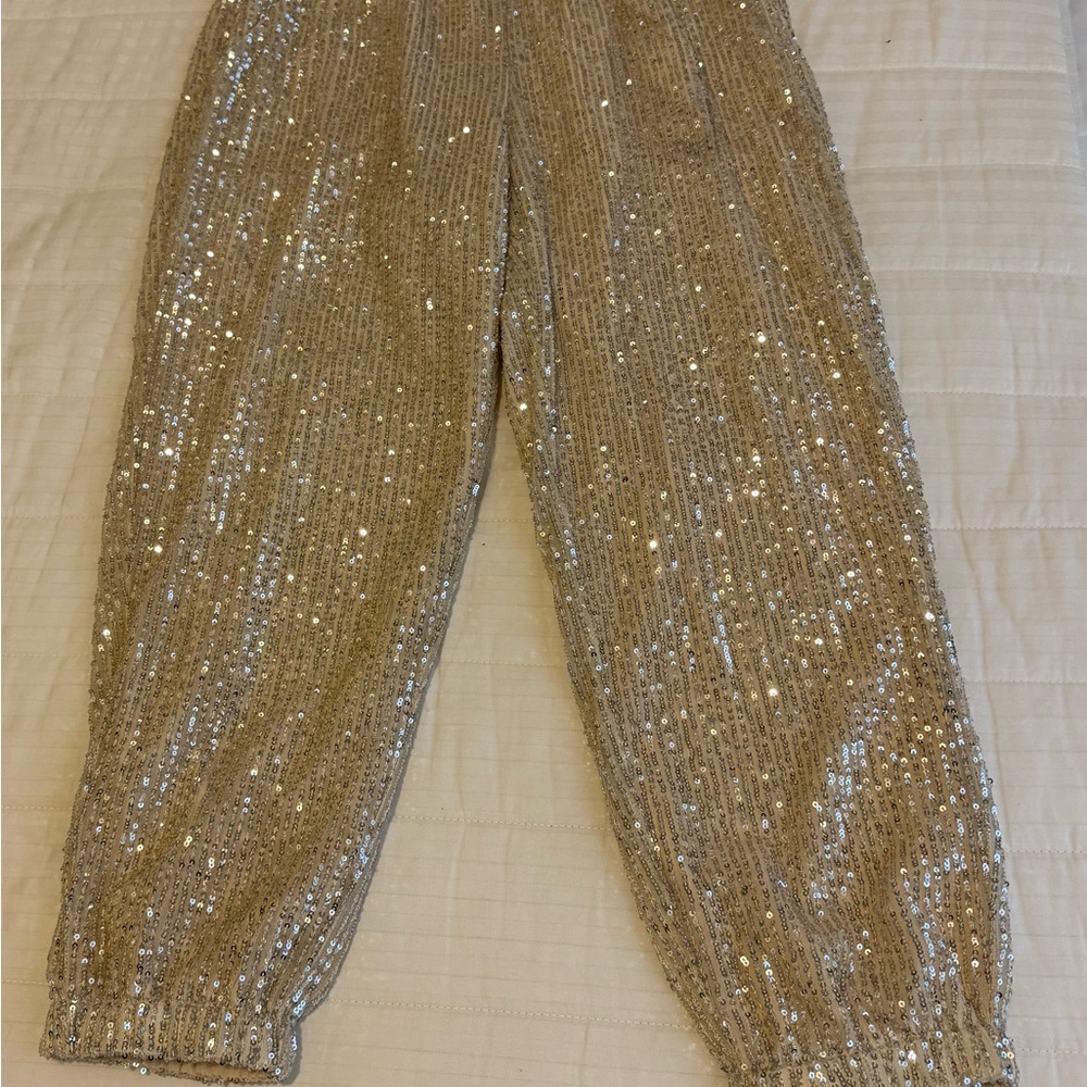 LOFT Sequin Joggers